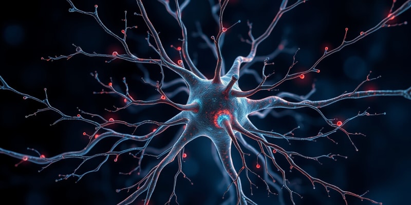 Multipolar Neuron Label Diagram