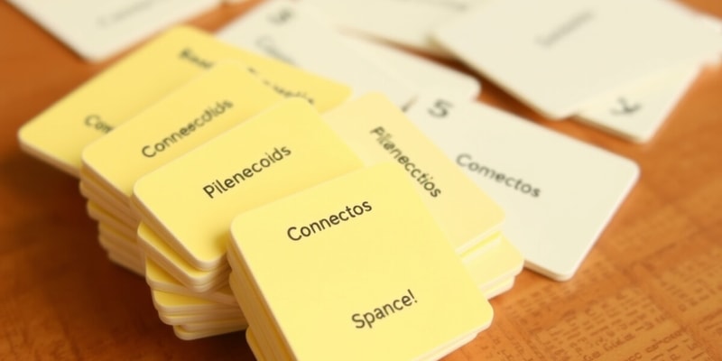 Spanish Connectors Flashcards