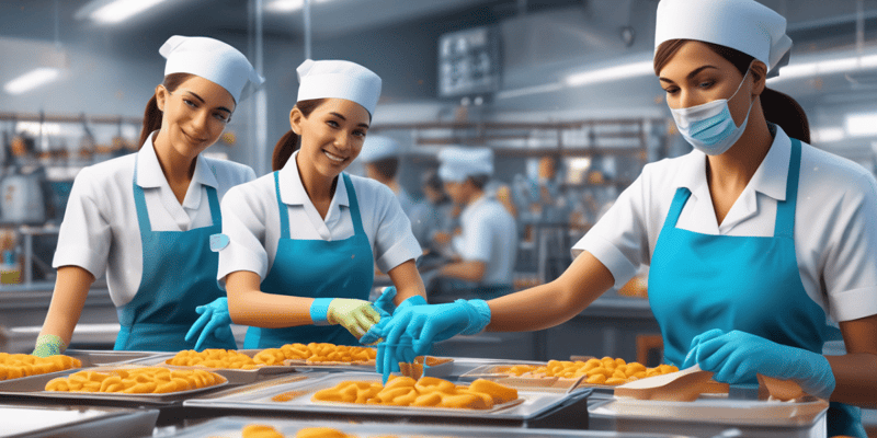 Food Service Workers Personal Hygiene Quiz