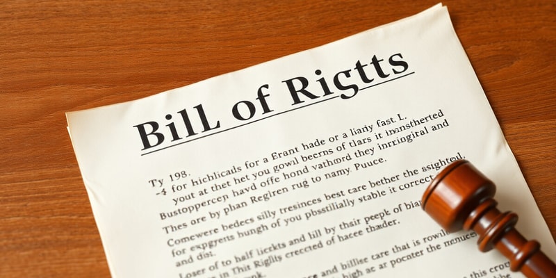 Understanding the Bill of Rights