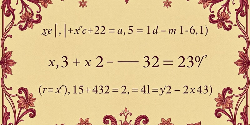 Algebra Chapter 2 Flashcards