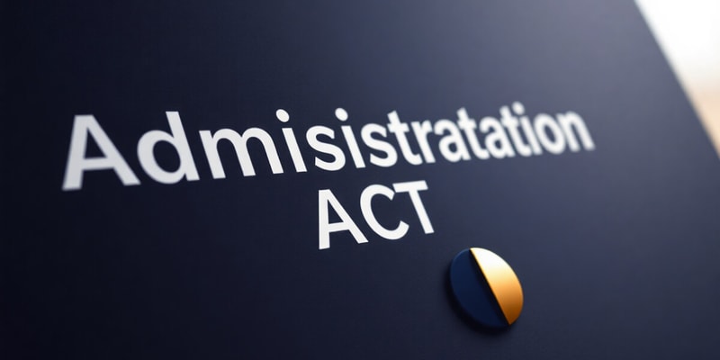 Tax Administration Act Overview