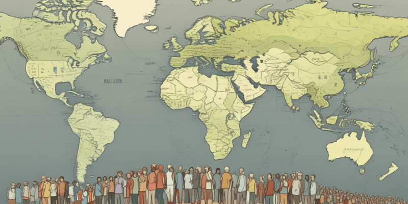 World Population Distribution & Growth Quiz