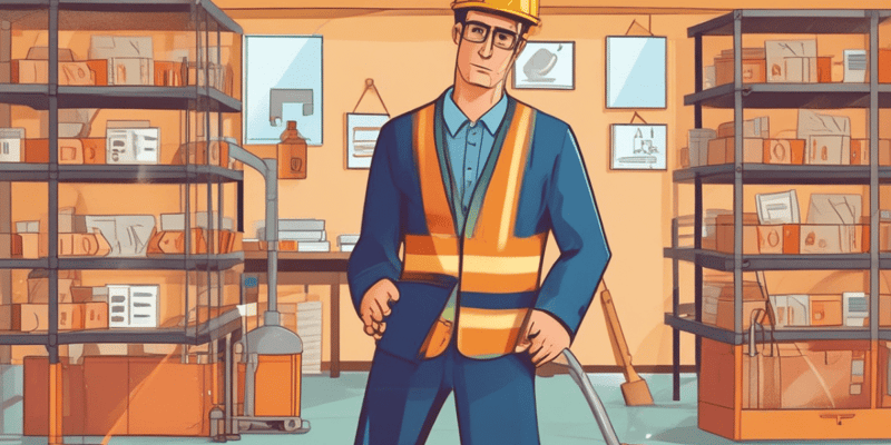 Workplace Safety and Fall Prevention Strategies Quiz