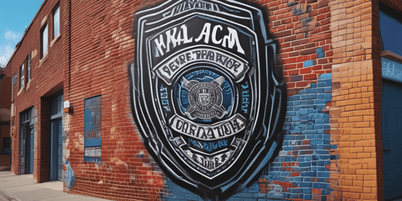 Omaha Police Department Graffiti Policy