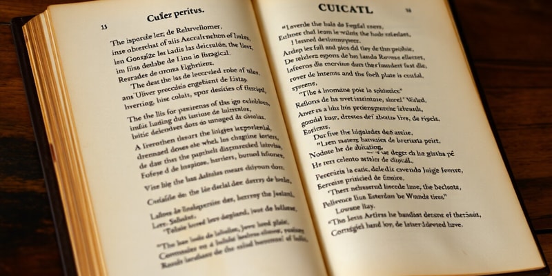 Poesía Cuicatl y Eslava en la Literatura