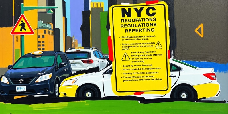 NYC Driving Permit Test: Part I (Accidents)