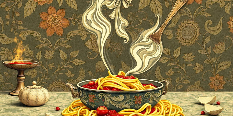 Pasta and Sauce History Quiz