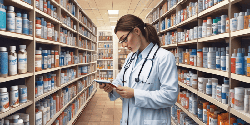 Prescriptions and Medication Decision Tree Tool