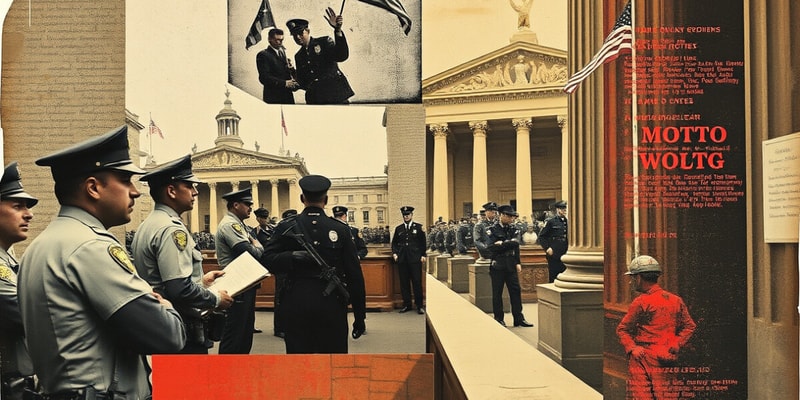 Policing and Courts Overview