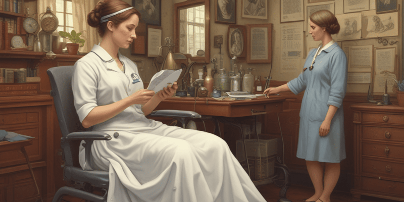 Enfermería Anterior al Siglo XIX