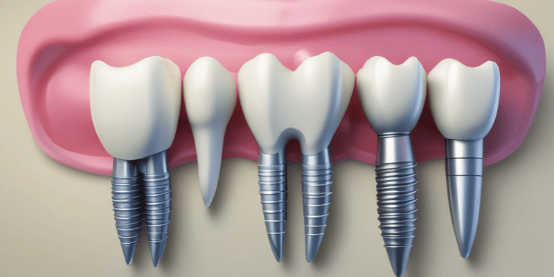 Dental Implant Hex Connections