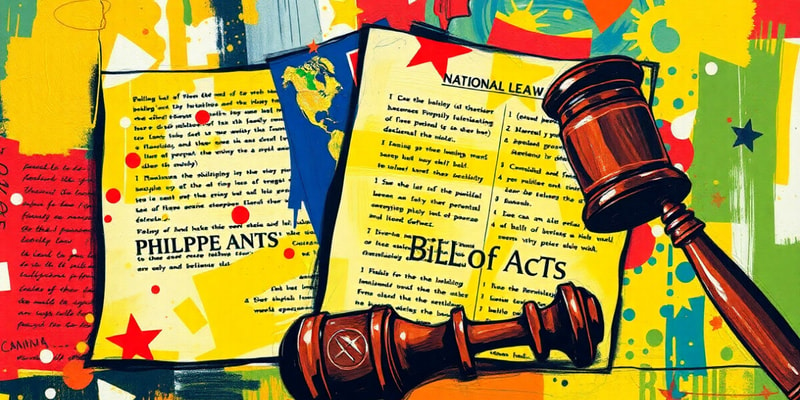 Philippine Republic Acts and Bill of Rights