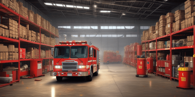 Romeoville Fire Department Manual 614: Warehouse & Large Area Fire Operations