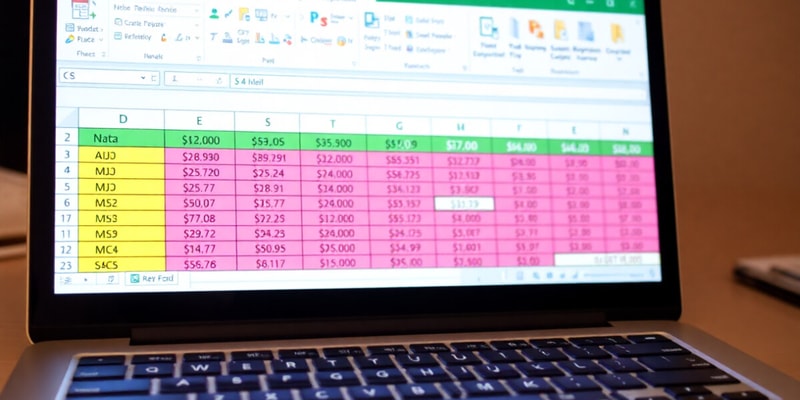 Excel Basics Quiz