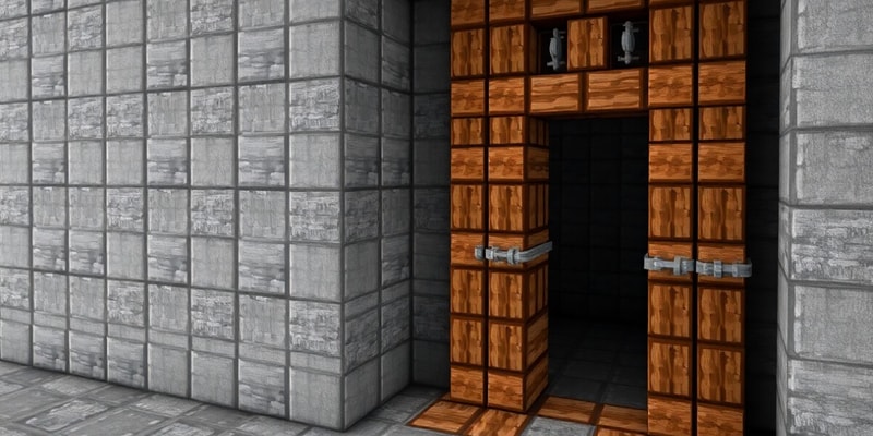 Redstone Doors in Minecraft