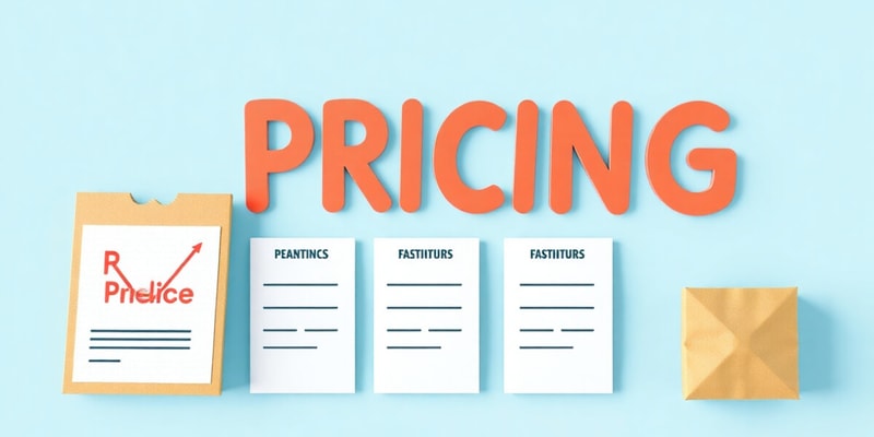 Marketing Chapter 11: Pricing Concepts