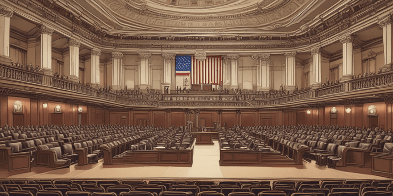 Structure and Functions of the Legislative Branch Quiz