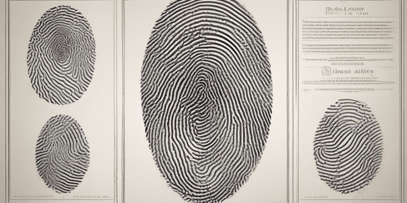 Fingerprint Patterns Overview