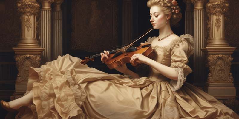Baroque Music and Architecture Vocabulary
