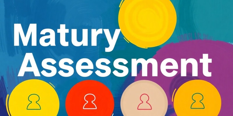 Module 3 - Chapter 2 – Maturity Assessment