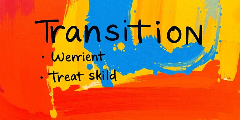 Transition Words for Effective Writing