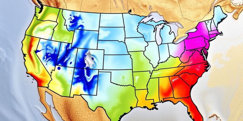 Climates in the United States Quiz