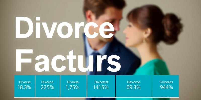 Divorce Rates and Influencing Factors