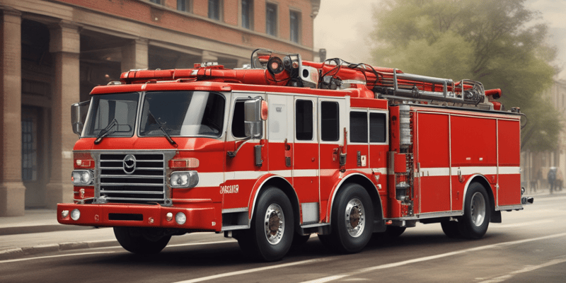Normas europeas para vehículos de bomberos