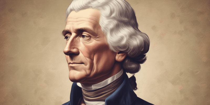 US History: Thomas Jefferson's Presidency