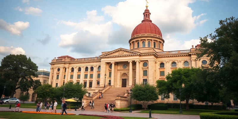 Texas Independence Government and Culture