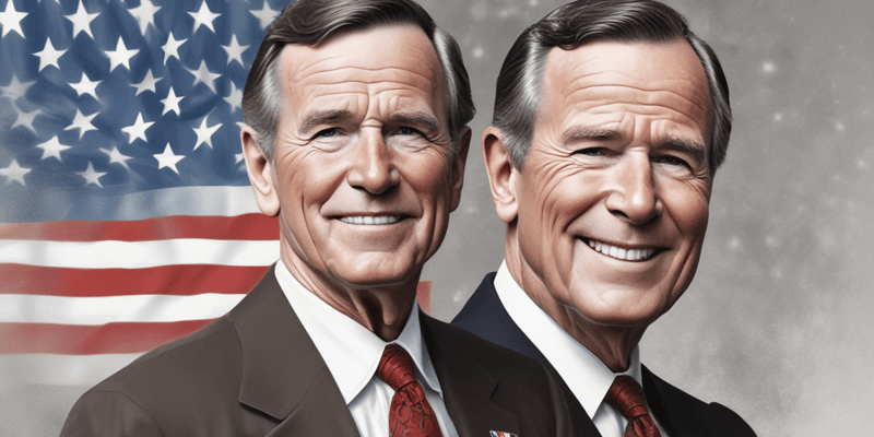 US Presidency: George H.W. Bush