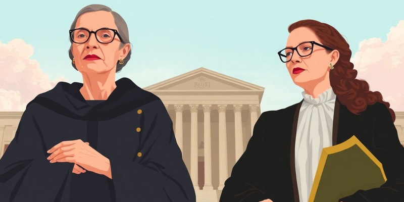 Supreme Court Dynamics: Ginsburg & Barrett