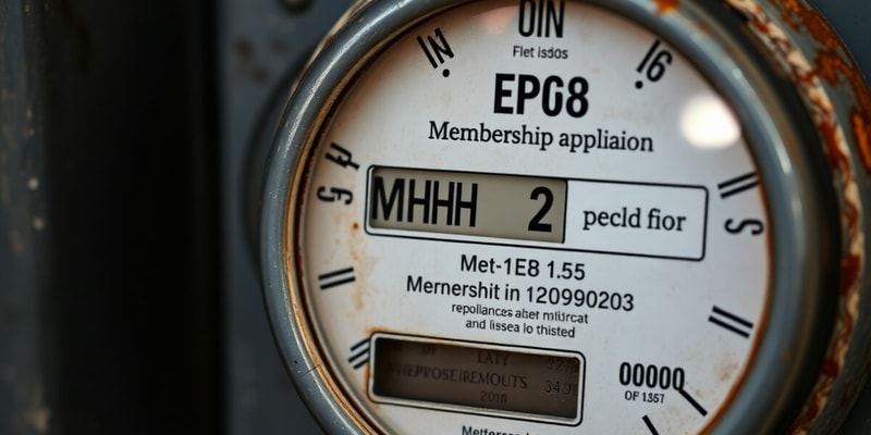 Electrical Metering Procedures and Requirements