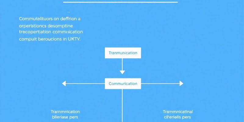 Communication Process Quiz