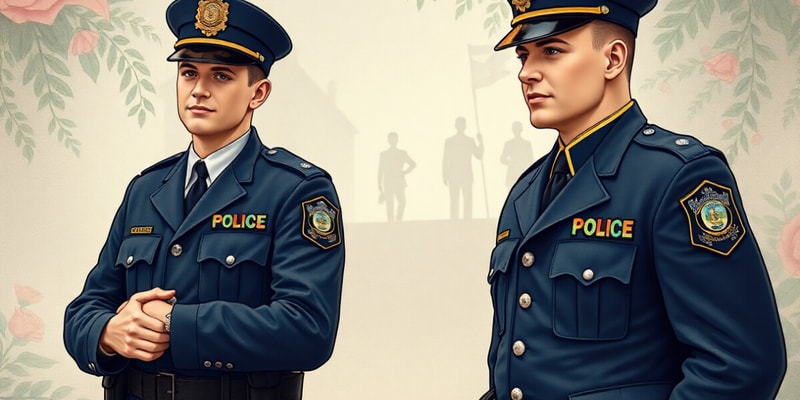 Policing Standards Manual 2000 - Uniforms Quiz