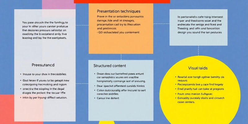 Effective Presentation Techniques Quiz