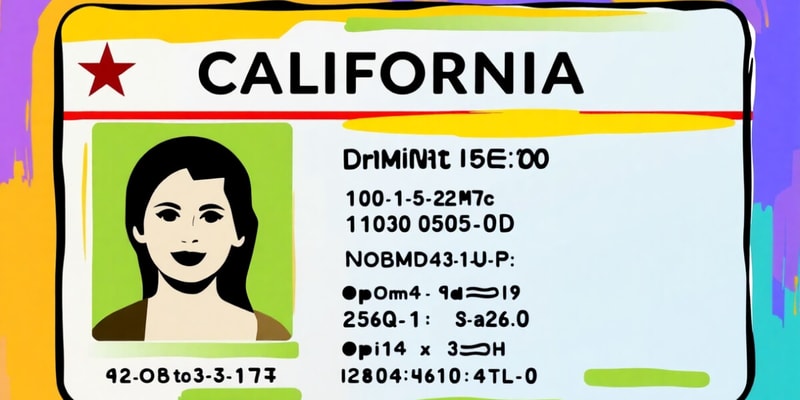 California Driver's License Replacement & Extension