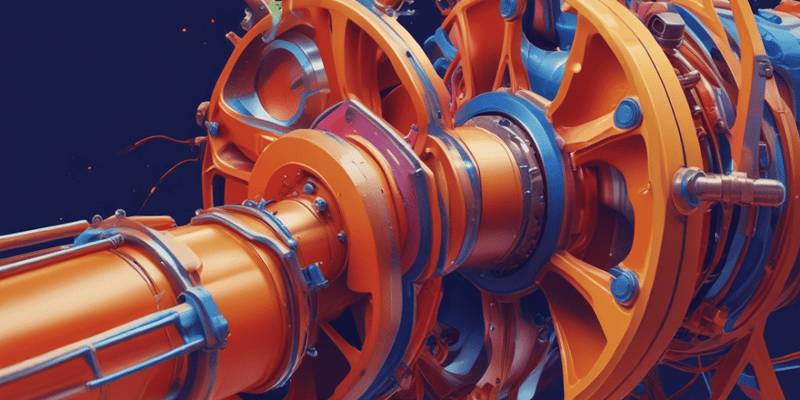 Componentes de una bomba rotativa centrifuga