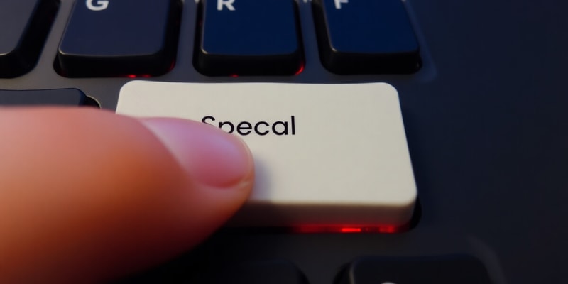 Teclas Especiales del Teclado