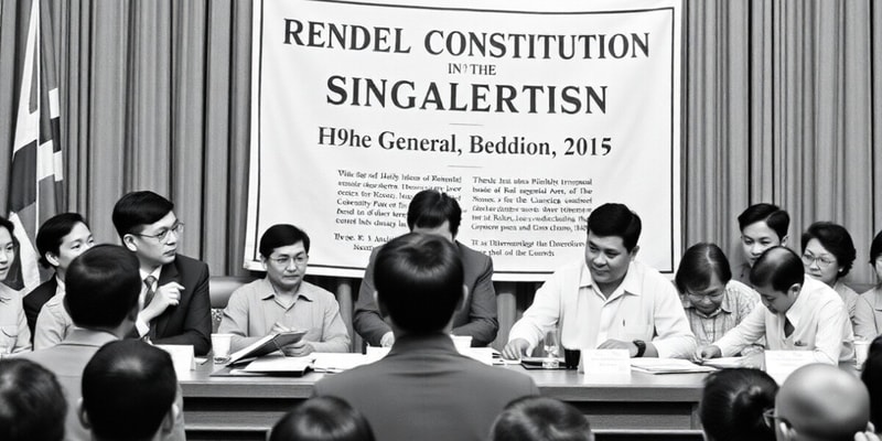 The Rendel Constitution and 1955 Elections