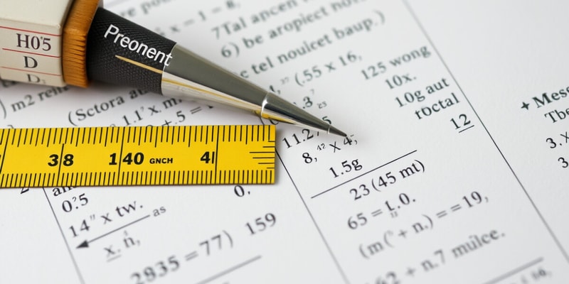 Mathematics: Measurement and Functions