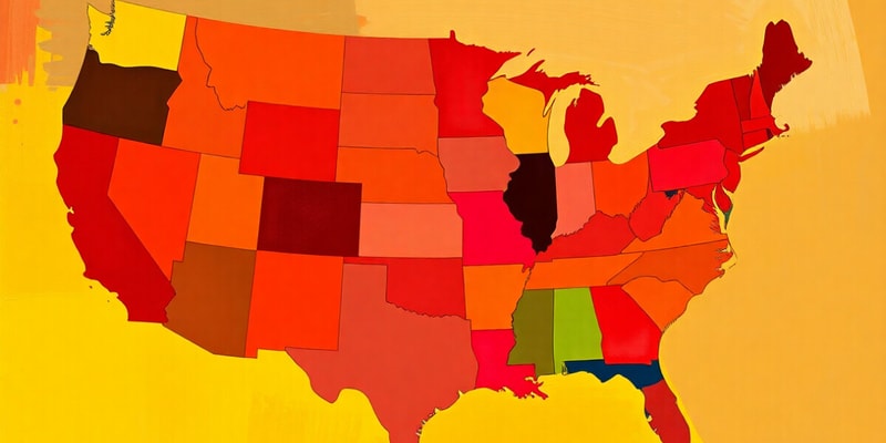 Population et Géographie des États-Unis