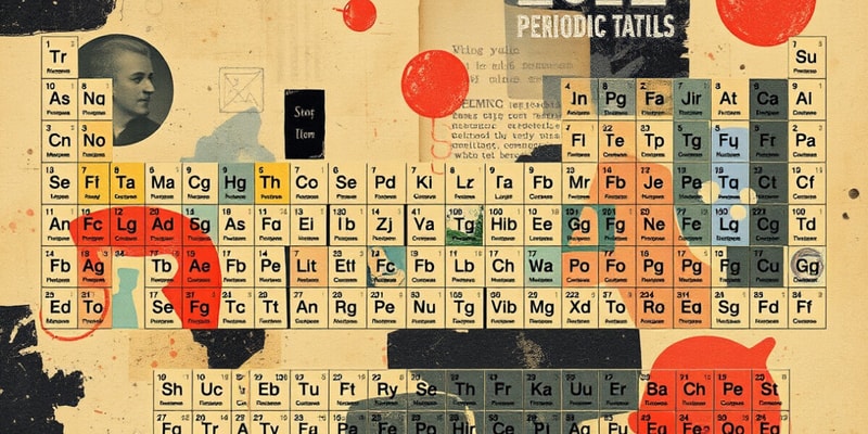 Chemistry Elements and Properties Quiz