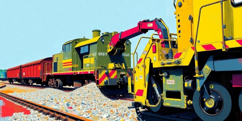 Ballast Cleaning Machines in Railways