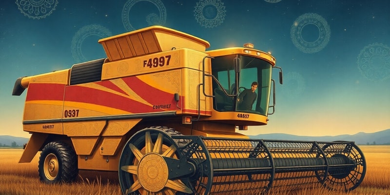 Combine Harvester Systems and Components