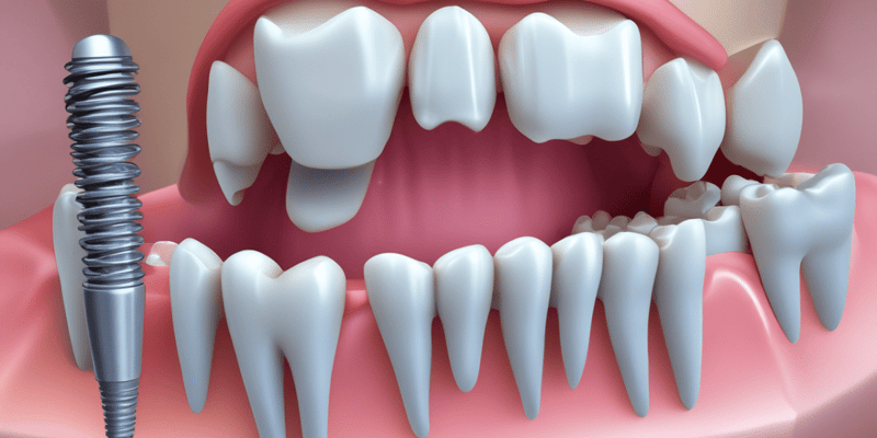 Dental Implant Diagnosis and Evaluation