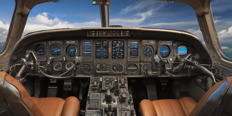 Aircraft Instrument Panel Overview