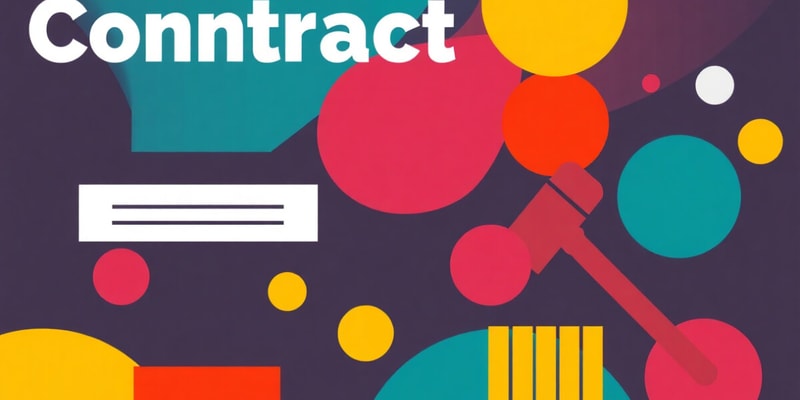 Contracts Overview and Classification