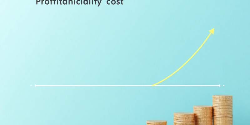 Profitability and Cost Analysis in Economics